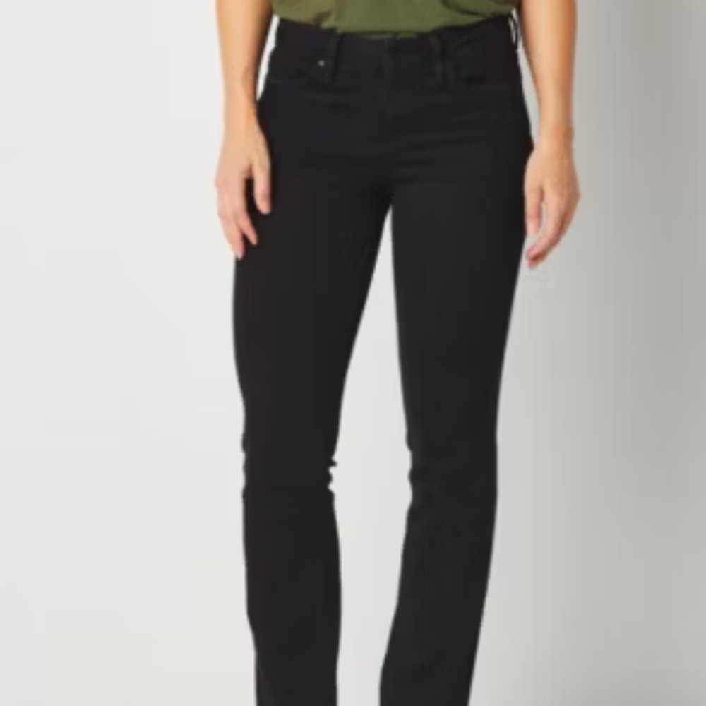 a.n.a Mid-rise skinny black jean